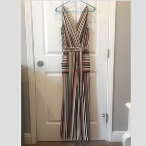 Brand-New Striped Wide-Leg Jumpsuit w/ Pockets!